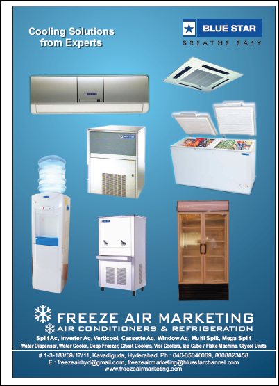 blue star water freezer