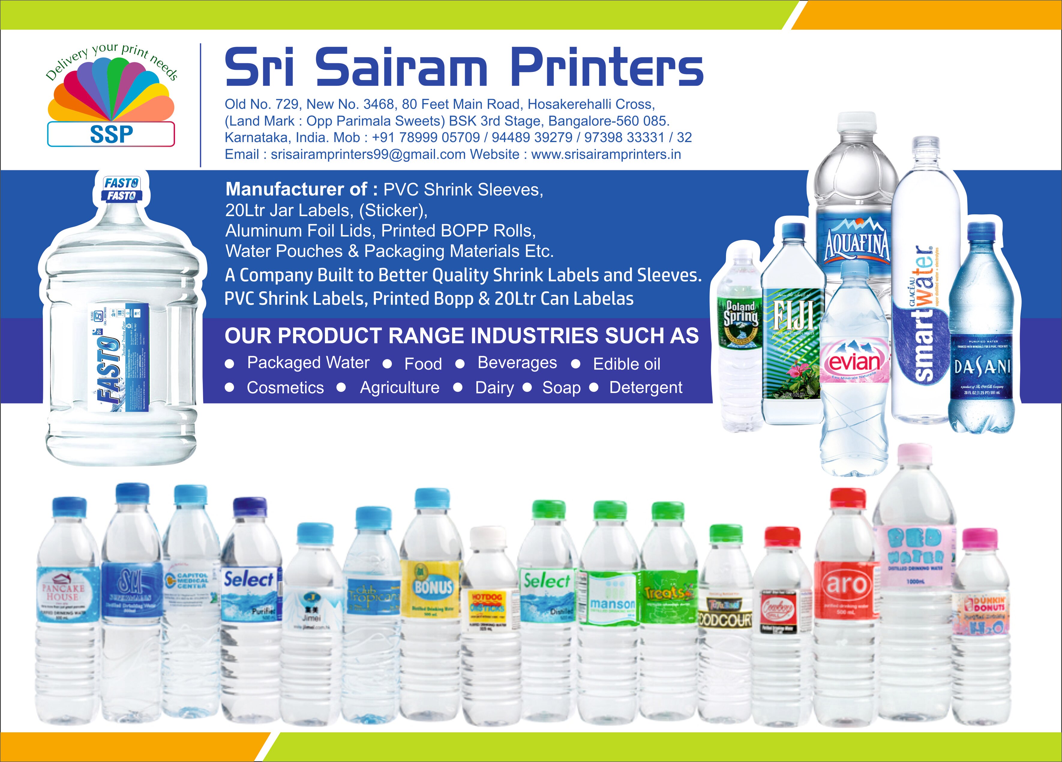 Sri Sairam Printers in Bangalore, India
