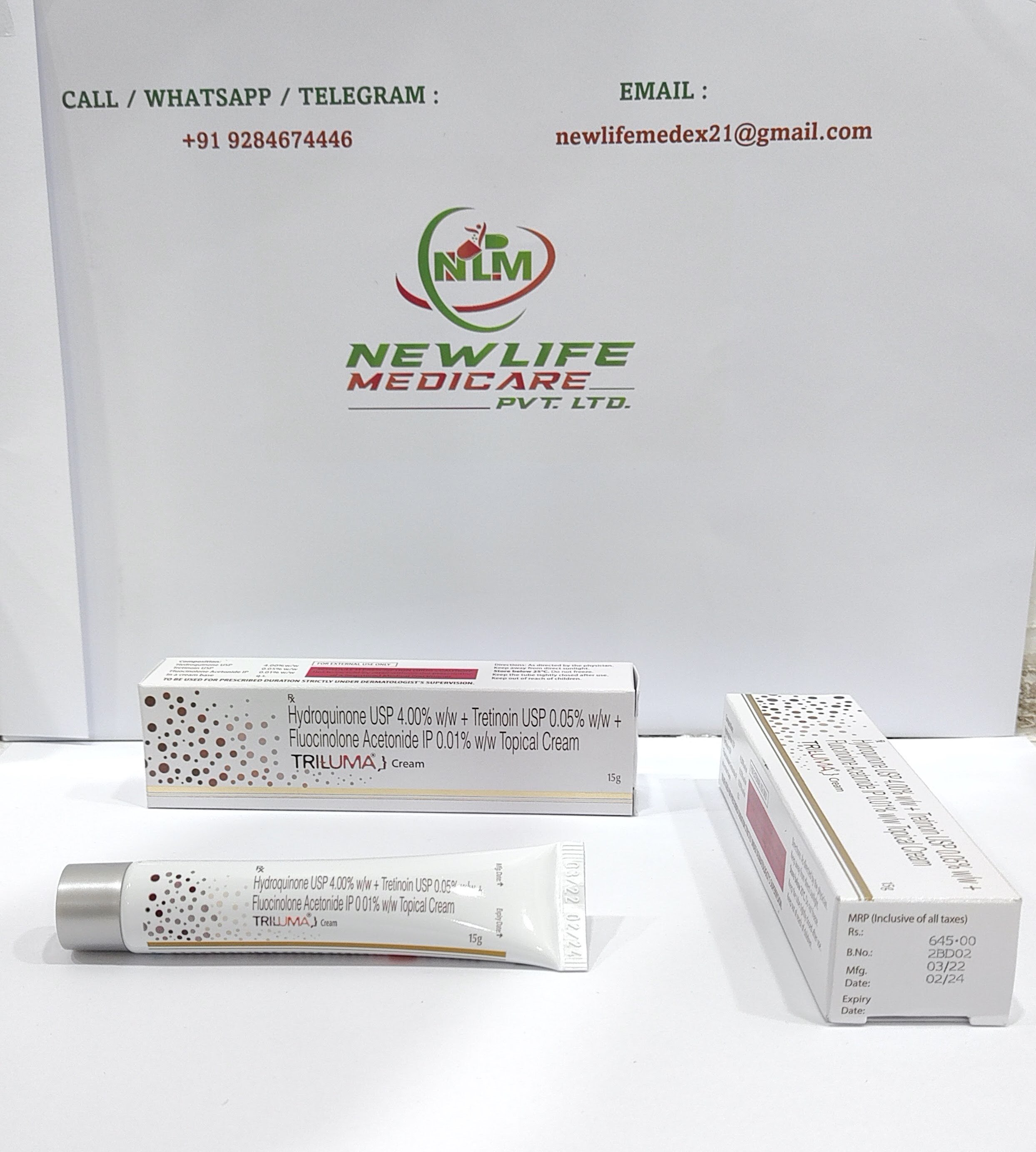 TRILUMA CREAM 15 GM.