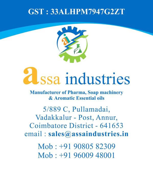 about ASSA Soap Making Machine Manufacturers I