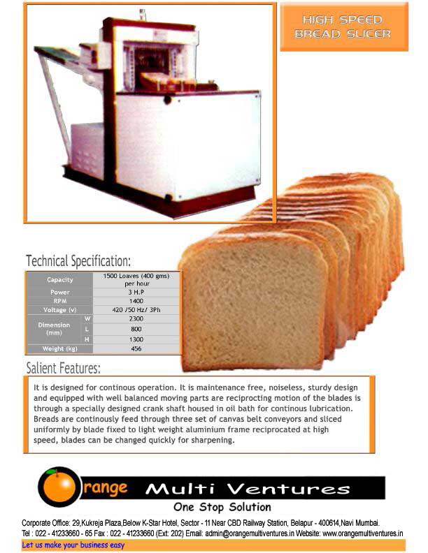 High speed bread sli