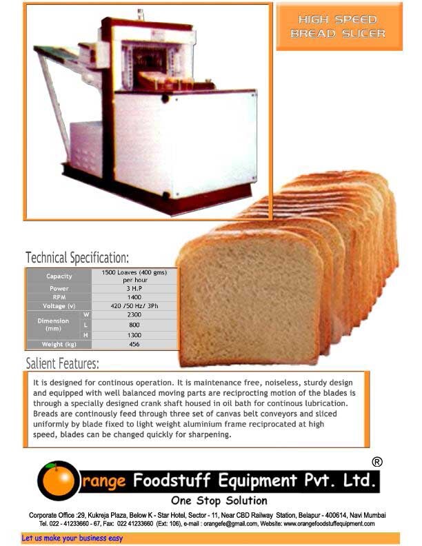 High speed bread sli