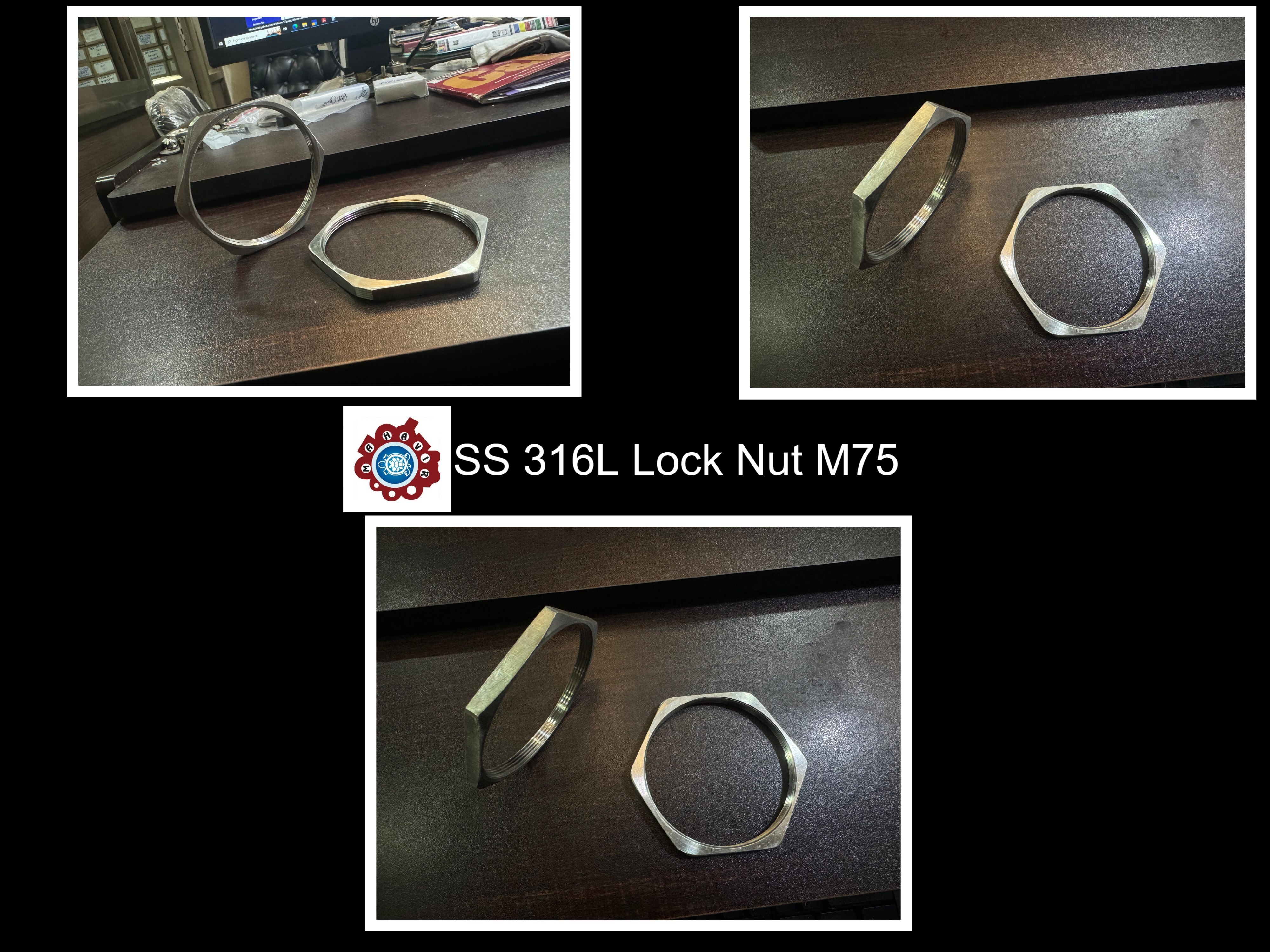 SS 316L Lock Nut M75