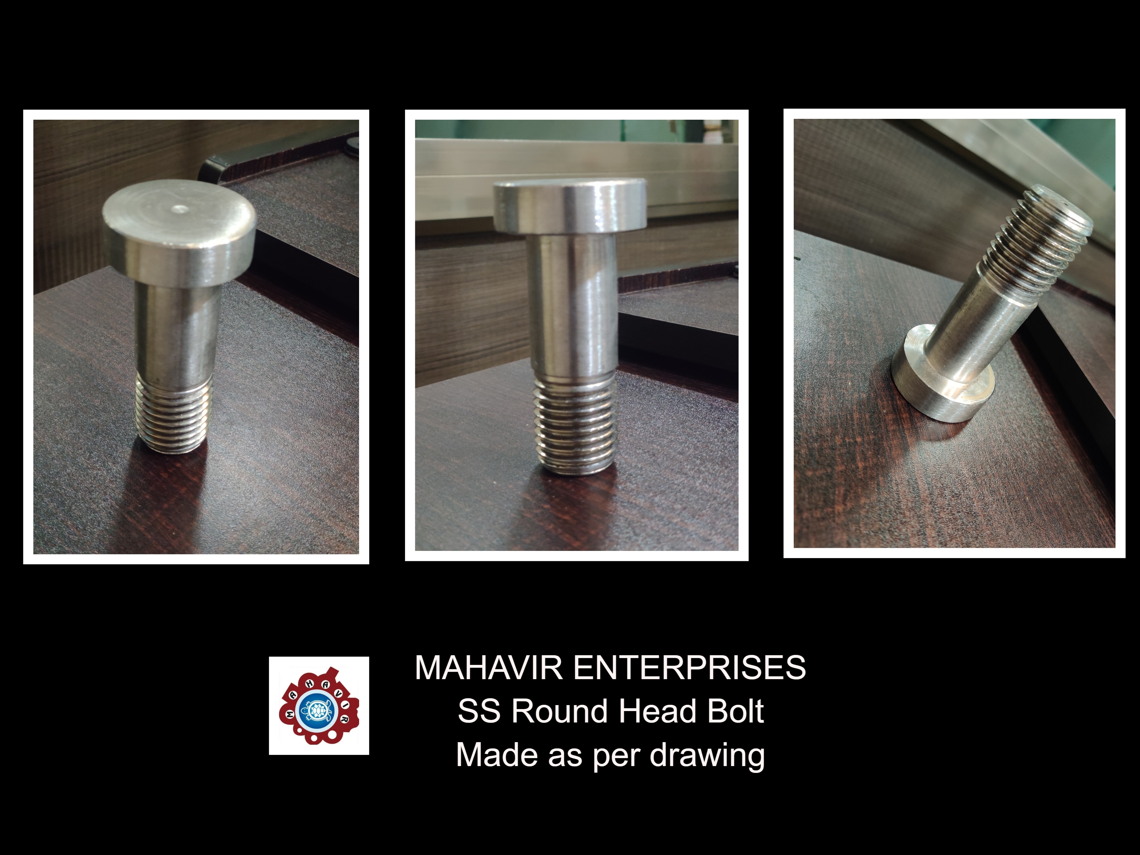 SS Round Head Bolt.j