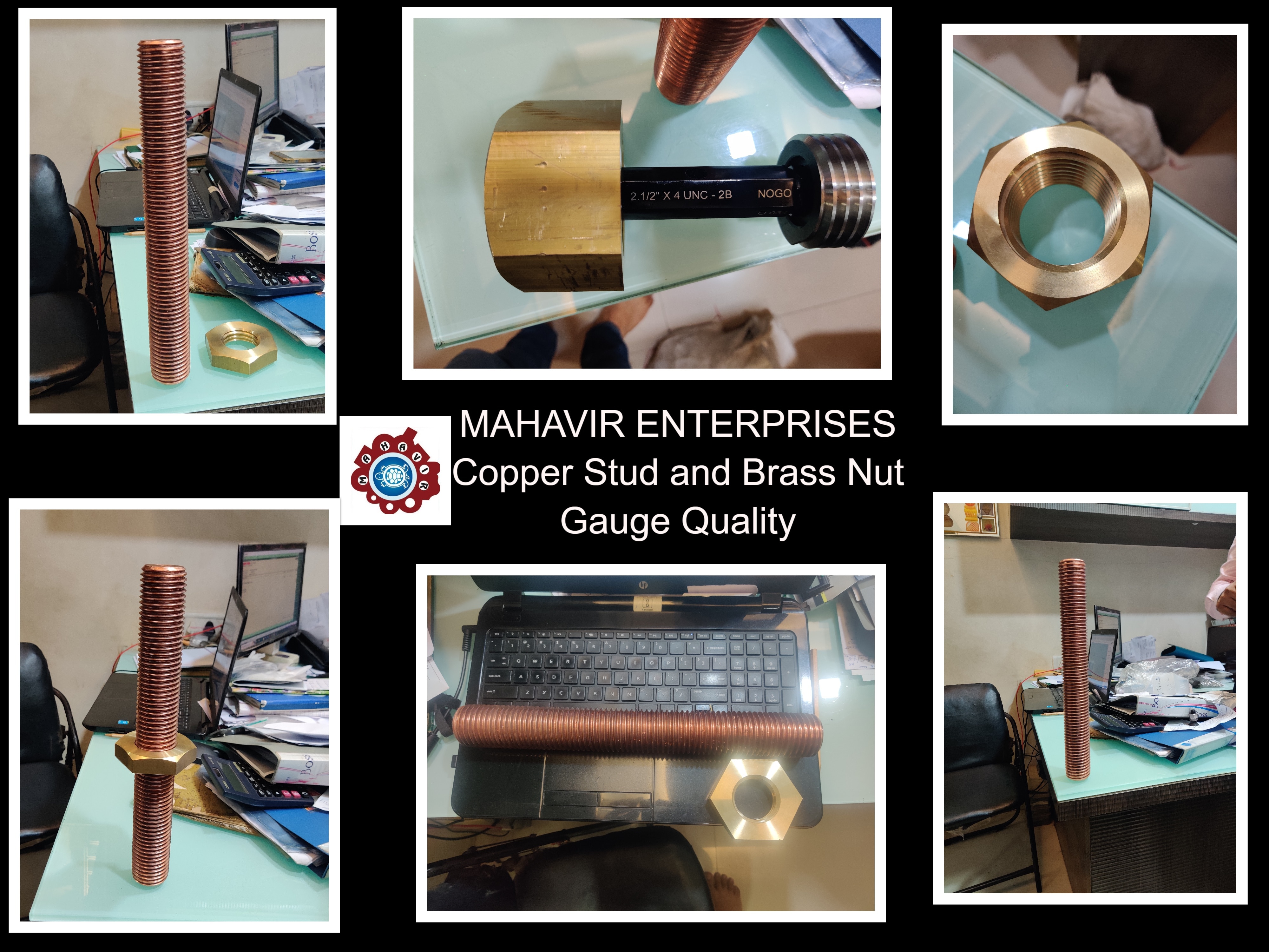 Copper Stud and Bras