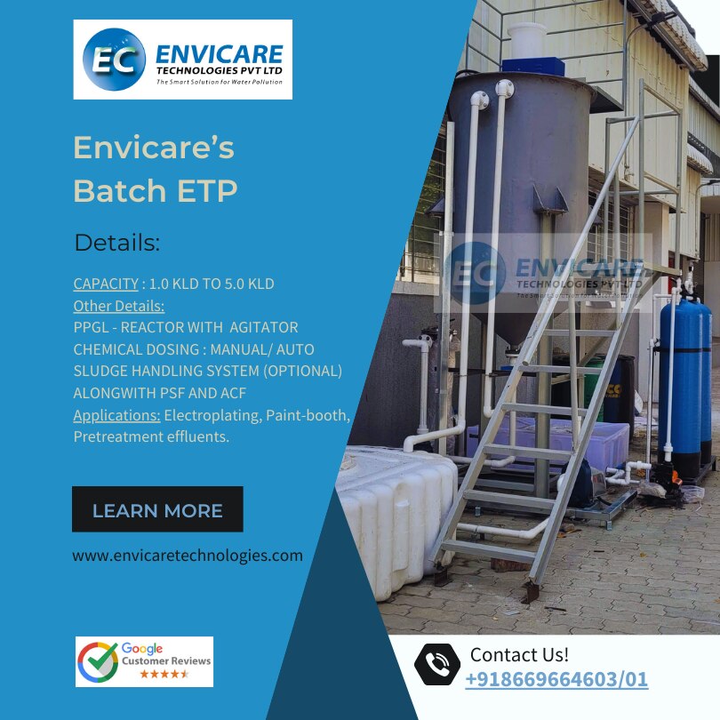 Envicare’s Batch ETP