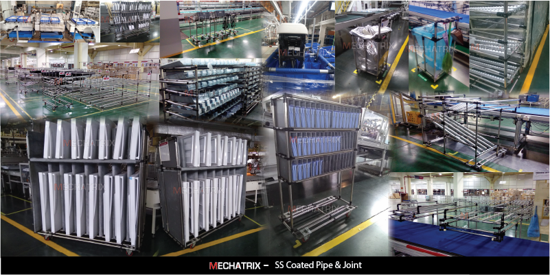 SS Coated Pipe and J