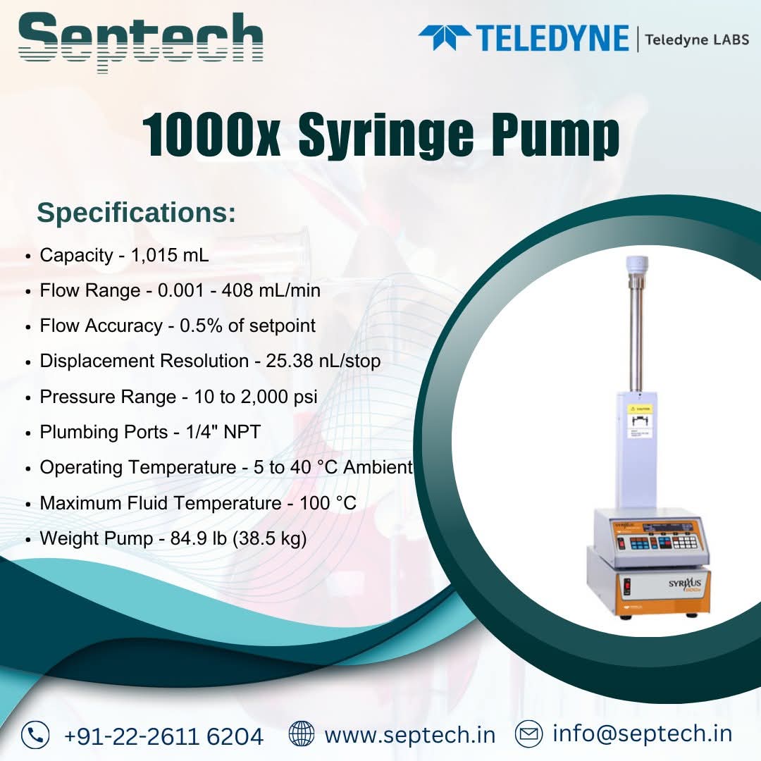 Septech 1000x syring