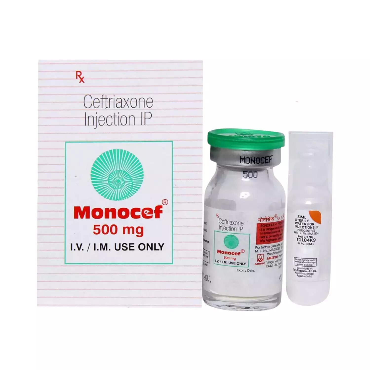 MONOCEF 500 MG INJ.j
