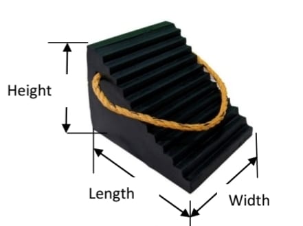 Rubber Wheel Chocks 
