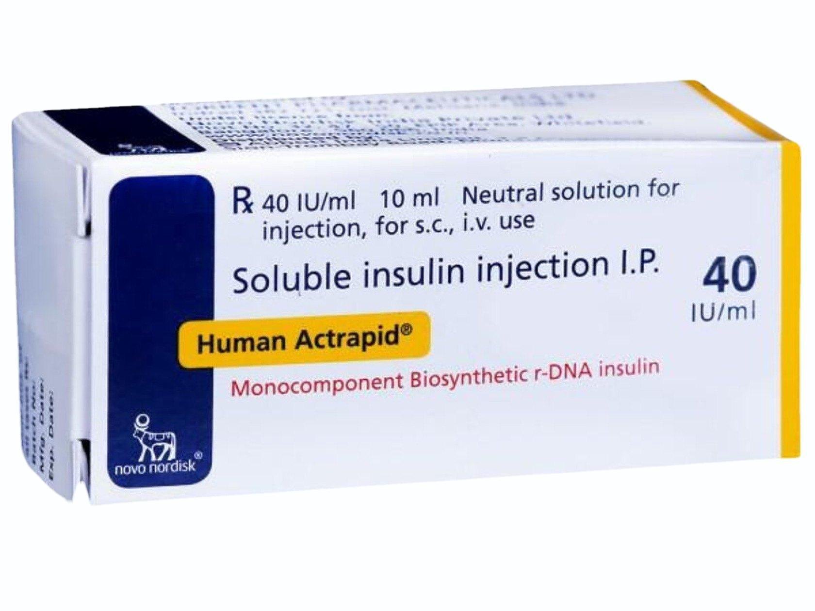 HUMAN ACTRAPID 40 IU