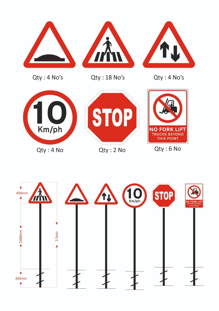 Traffic Sign Boards.
