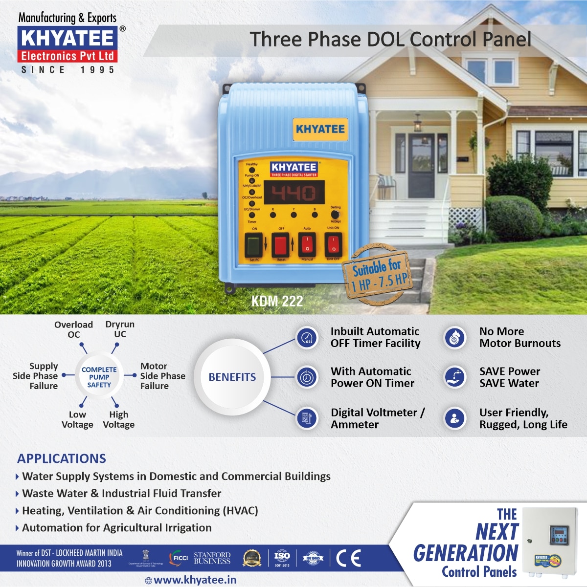 KDM 222 Features and
