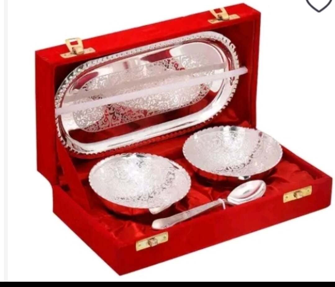 Silver coated bowl.j