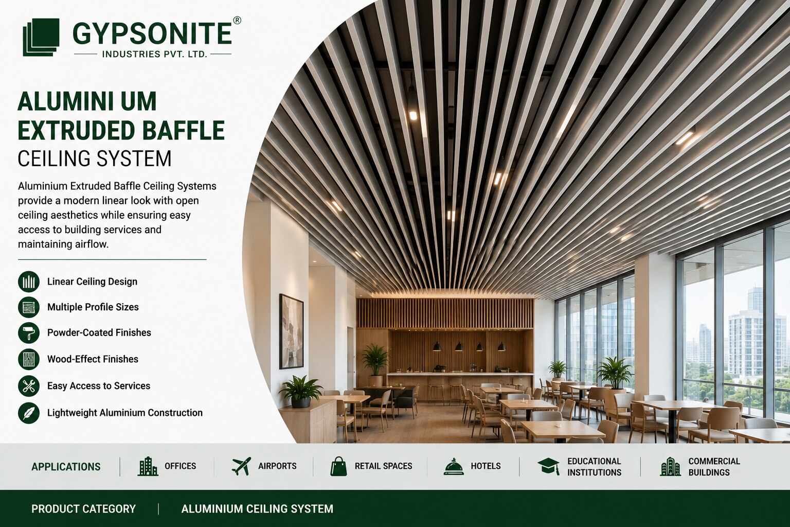 ALM EXTRUDED BAFFLE.