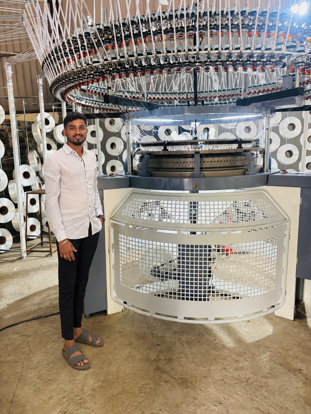 fruit cover machine.