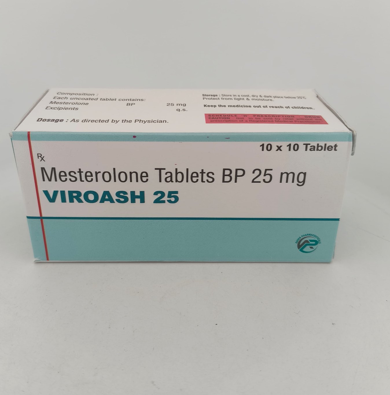 Viroash 25 mg tablet