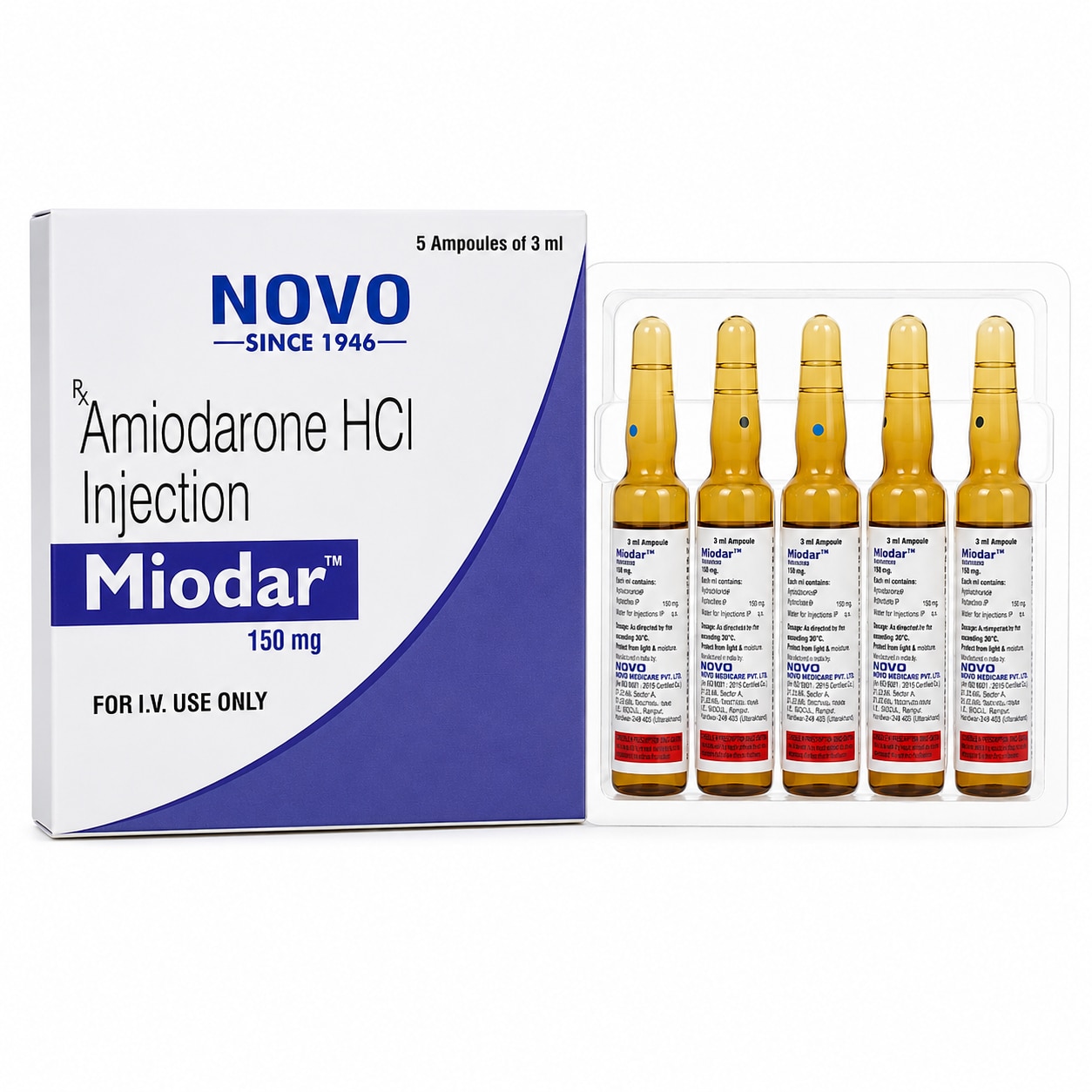 Amiodarone Hydrochloride Injection 150 mg / 3 ml image 2