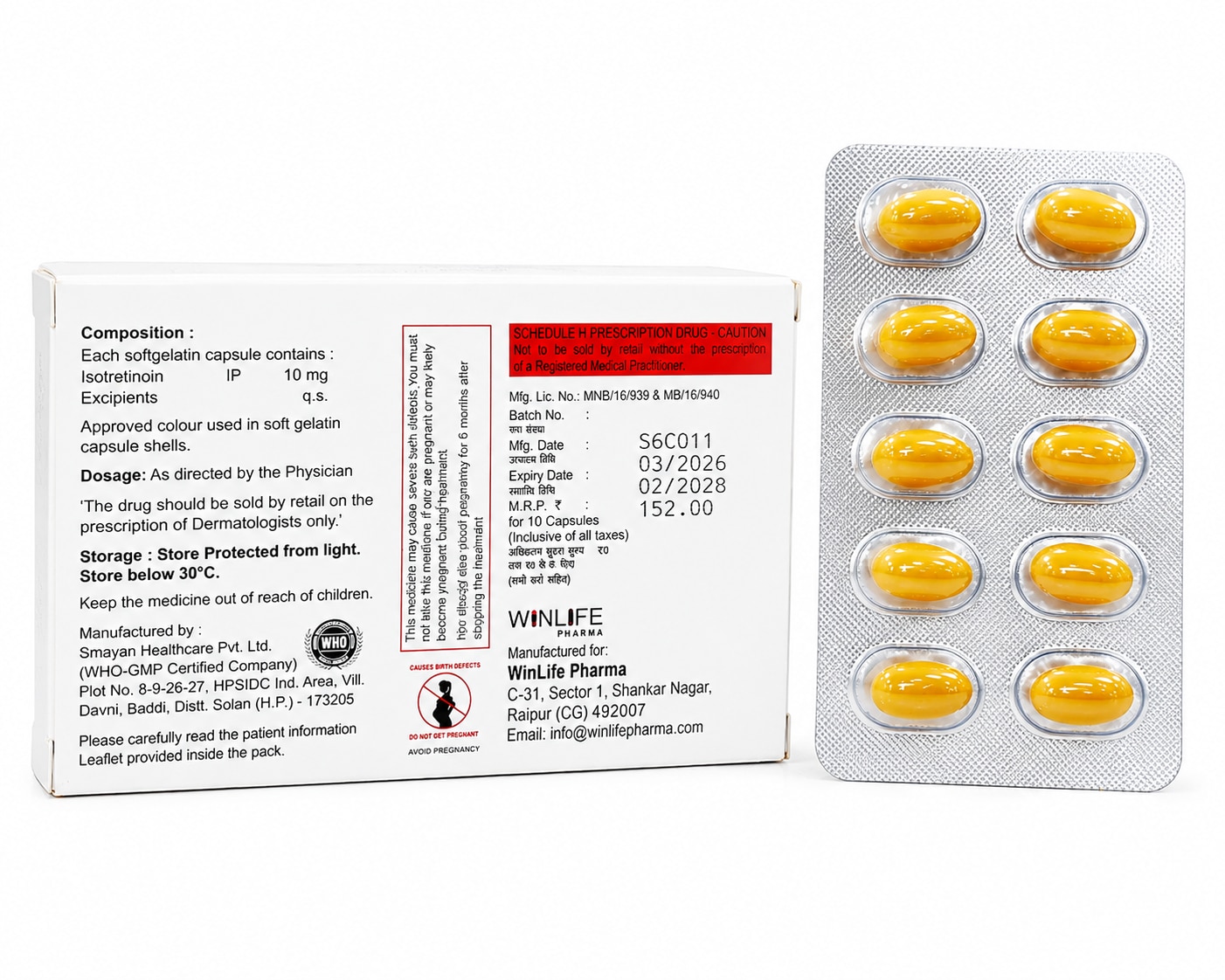 Buy Isotretinoin 10mg Capsule image 2