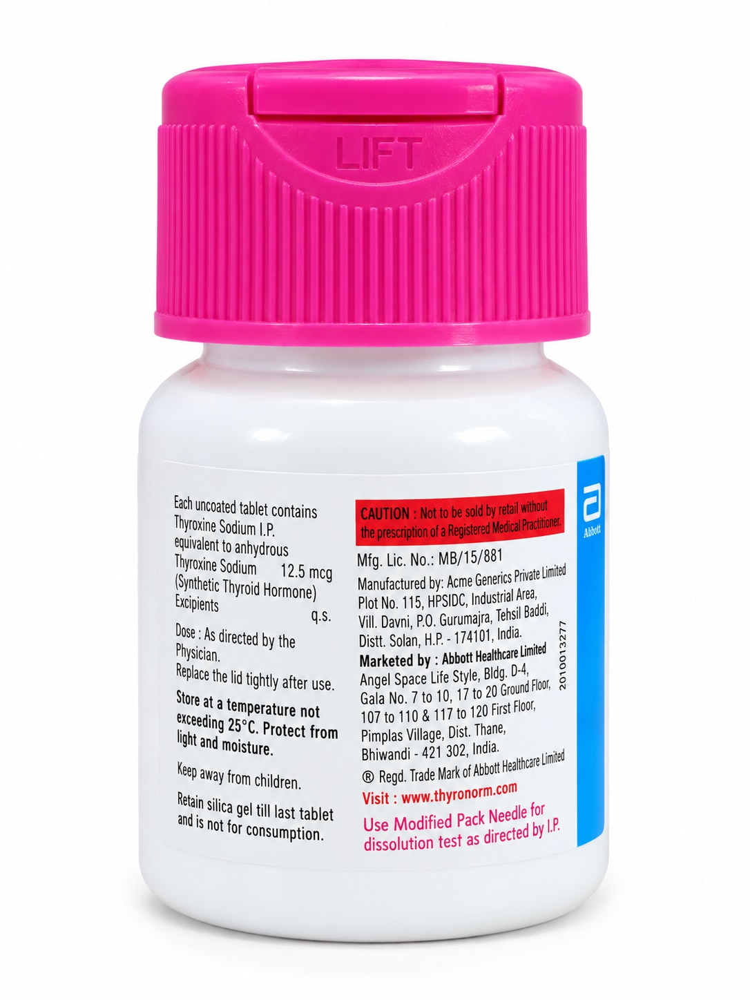 Thyronorm 12.5mcg Tablets | Thyroid Medicine In Australia image 2