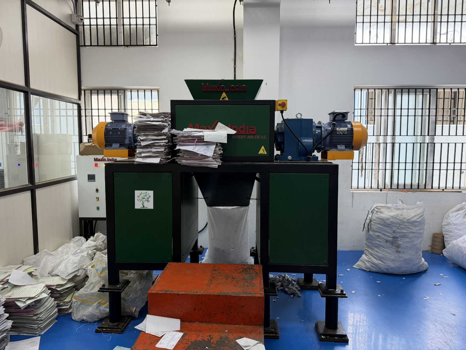 dual shaft shredder 