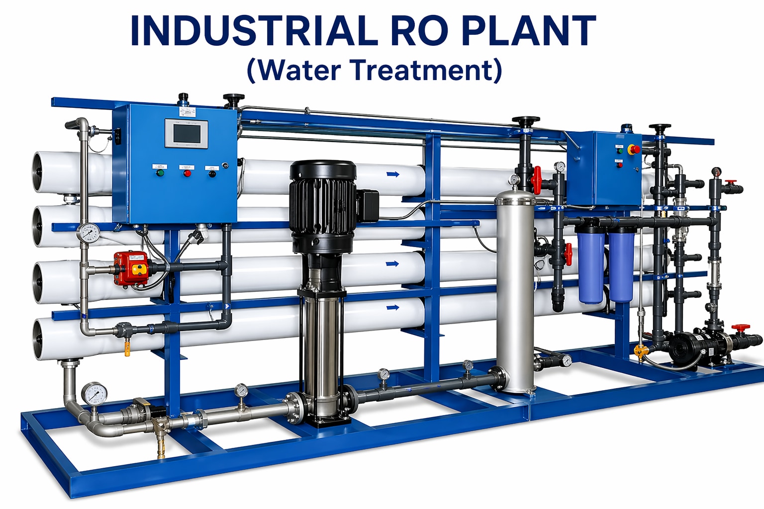 industrial ro plant.