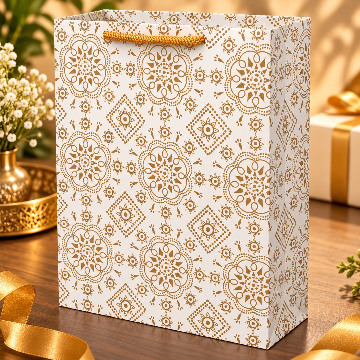 Elegant Golden Manda