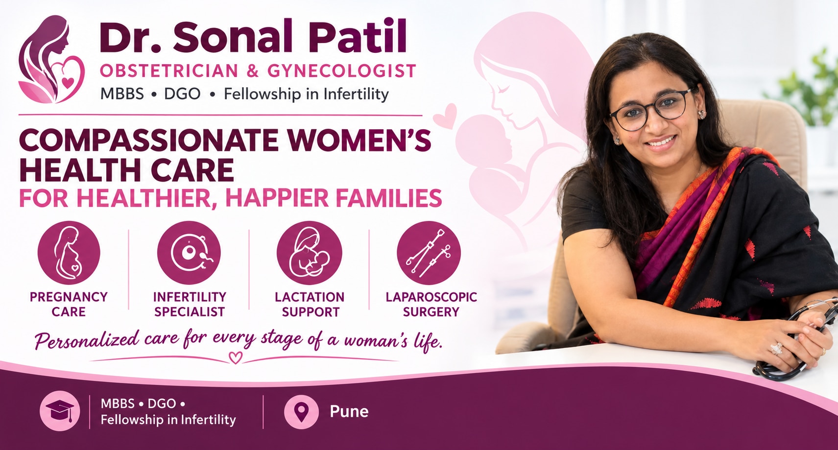 Dr Sonal Patil-Best Gynecologist Pimple Saudagar image
