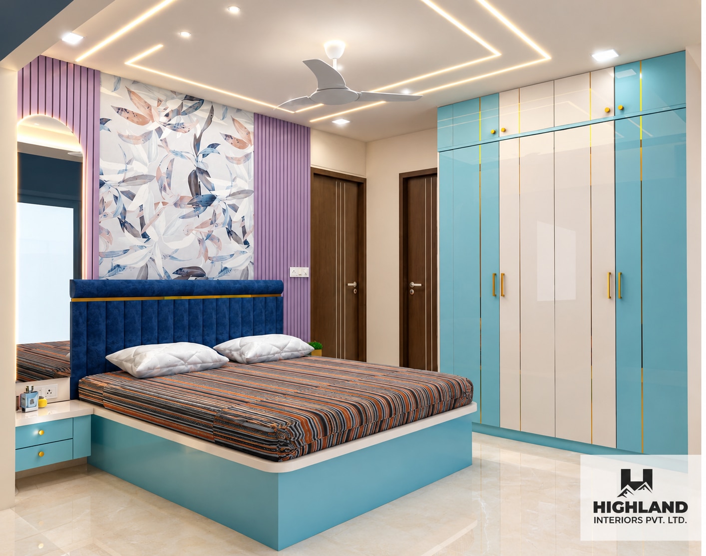 Contemporary Teal an