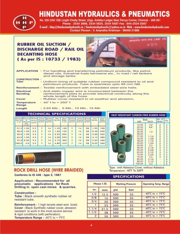 Hindustan Hydraulics & Pneumatics in Chennai, India