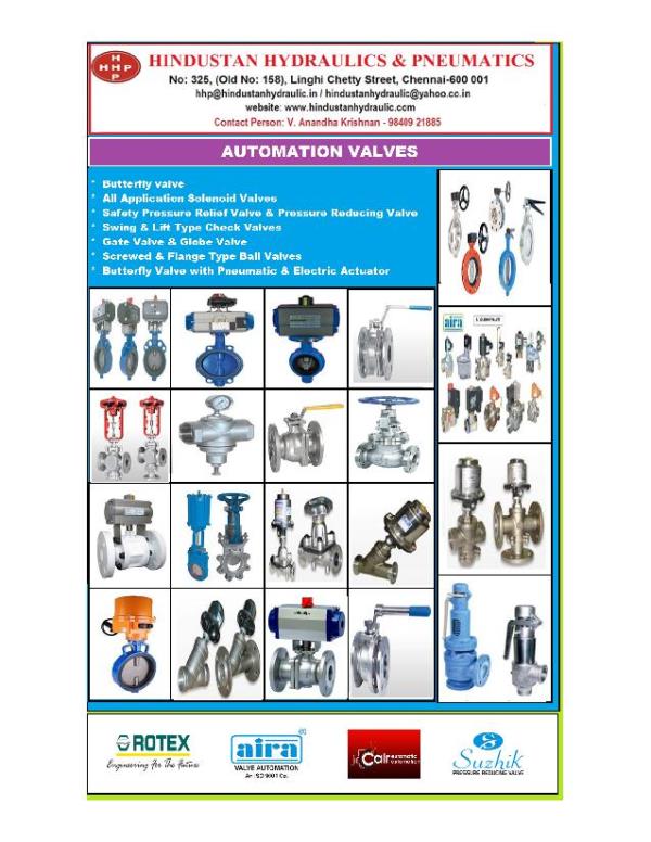 Hindustan Hydraulics & Pneumatics in Chennai, India