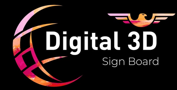 about Digital 3D Sign Board