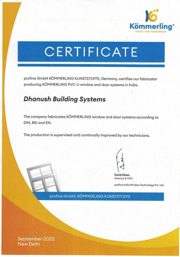 about Dhanush Building Systems