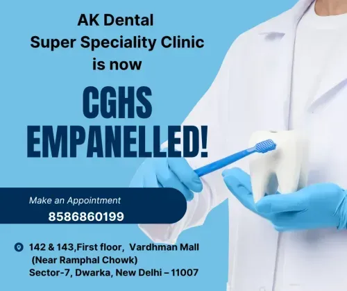 AK Dental Superspeciality Clinic on CGHS ECHS CBSE image